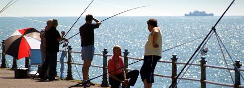 Fishing in Morecambe