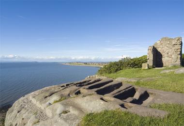 Heysham St Patrick's Chapel Ruins and Rock Hewn Graves